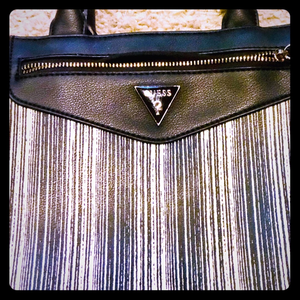 Cute Guess small striped satchel